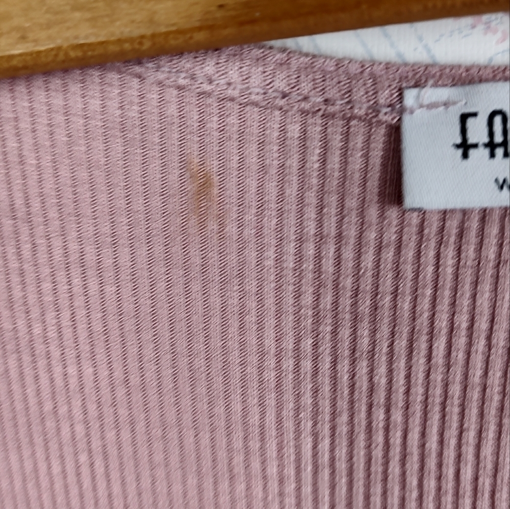 Fashion Nova Pink Long Sleeve Cropped Top - Picture 7 of 11